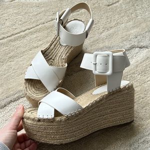 Marc Fisher White Wedges